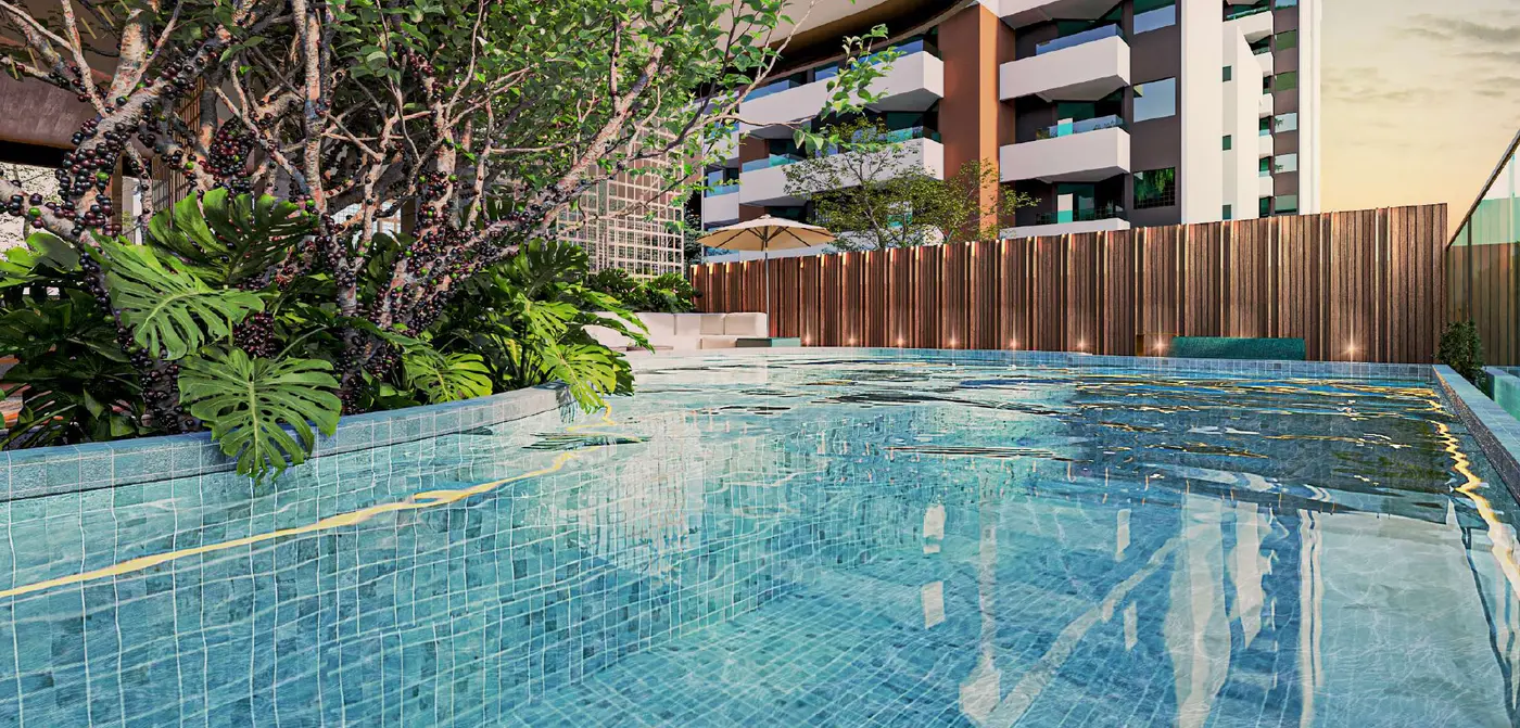 Piscina do LEAD Residences